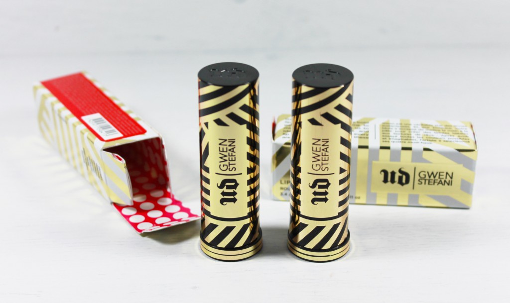 UD Gwen Stefani Lipsticks Packaging